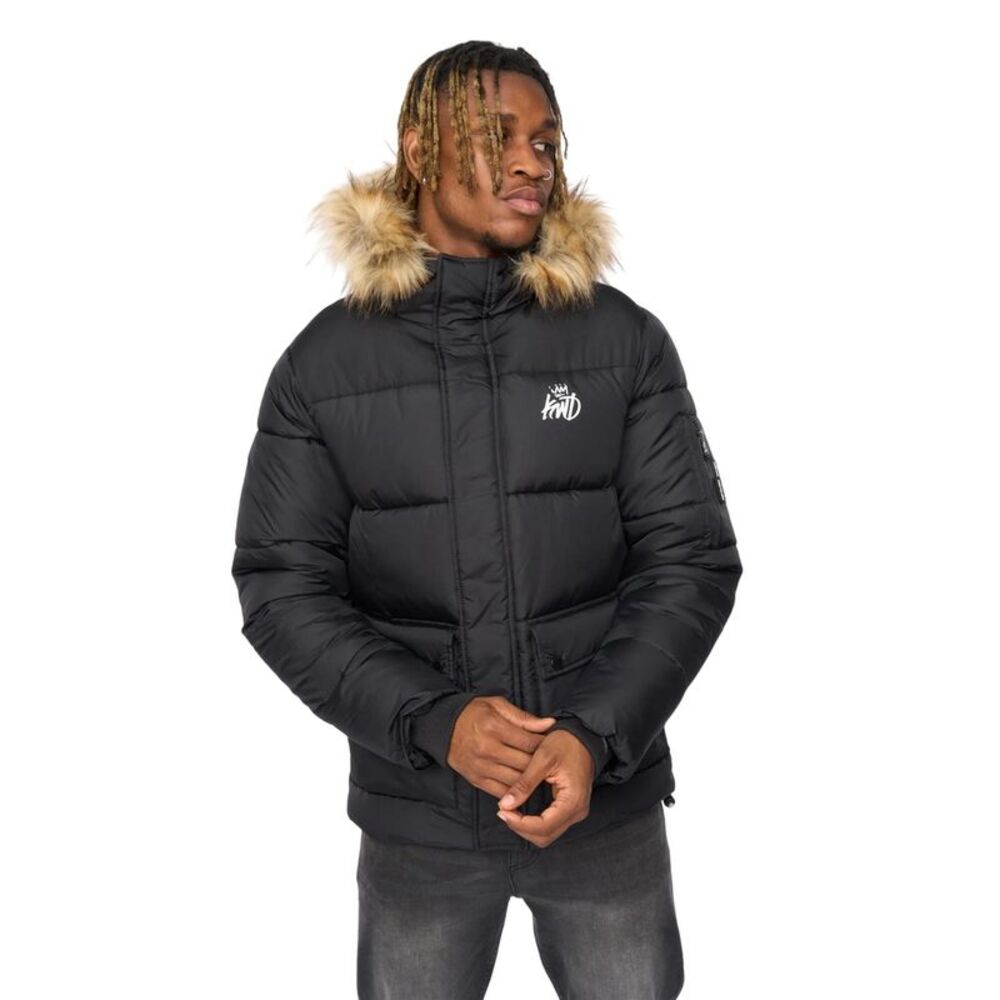 Kings Will Dream Mens Curvlay Parka / Black